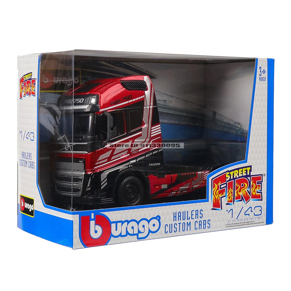 Bburago 1:43 Transport vehicle front end Volvo FH16Globetrotter 750XXL model simulation car model alloy car toy male collection