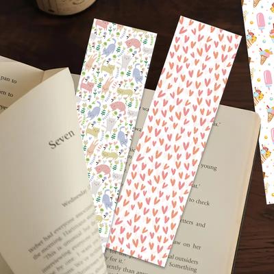 32pcs, Small Clear Style Bookmarks, Fruit Party, Very Suitable for Teachers, Readers, and Book Lovers, Birthday Gifts