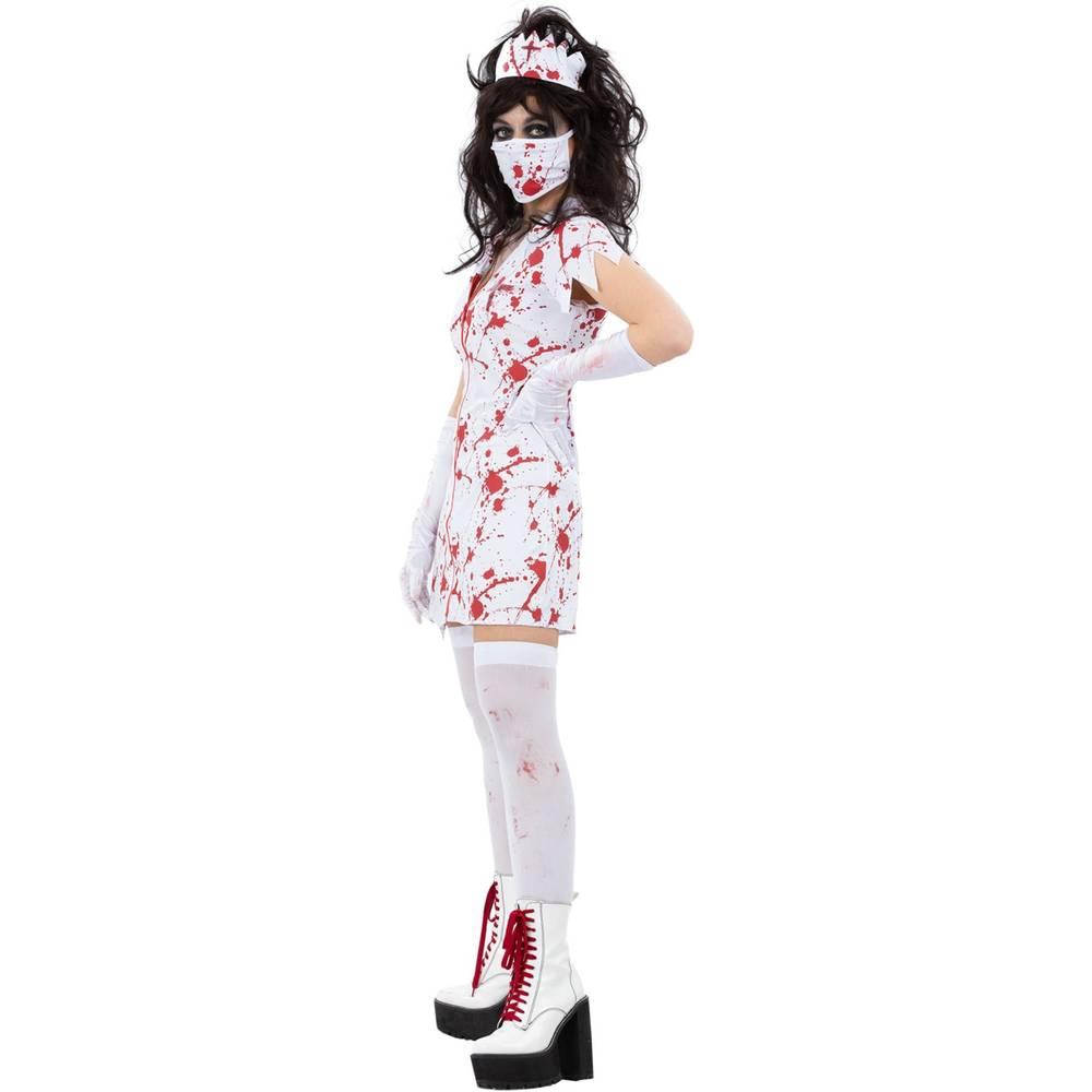 Smiffys Womens/Ladies Zombie Nurse Costume Set