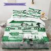 Juego de Funda Nórdica y Colcha del Celtic Football Club Funda de Colcha Funda de Almohada Decoración del Hogar Regalo de Cumpleaños (1 * funda nórdica + 2 * fundas de almohada, sin núcleo)