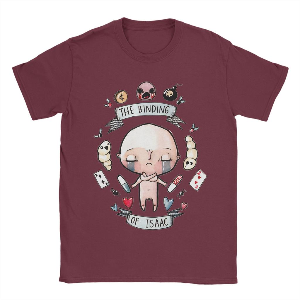 Unique The Binding Of Isaac  TShirt for Unisex Crewneck Cotton T Shirts  Short Sleeve Tee Shirt Plus Size Tops