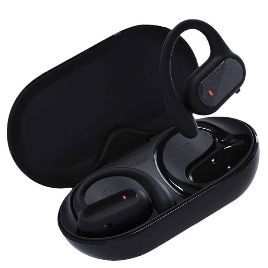 Bluetooth Wireless Hanging Ear In-Ear Headset with Silicone Ear Caps - Comfortable for Long Wear In Sports