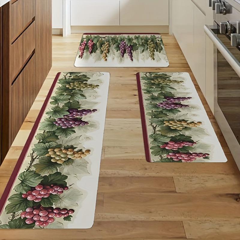1PC Vegetables pattern Kitchen Rugs Non-Slip Door Mats Pop design Living room Rugs Bath Mat Carpet for Home Sink Laundry Decor