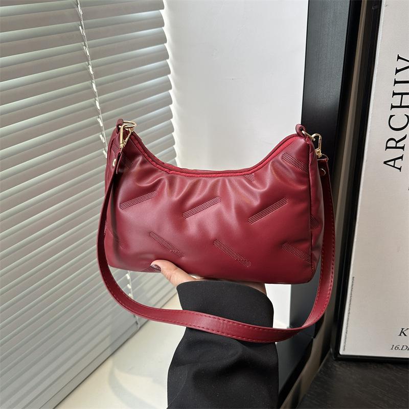 Fashion Large-capacity Shoulder Women's Bags 2025 Autumn and Winter New Down Cloth Bags Trendy Messenger Women's Bags