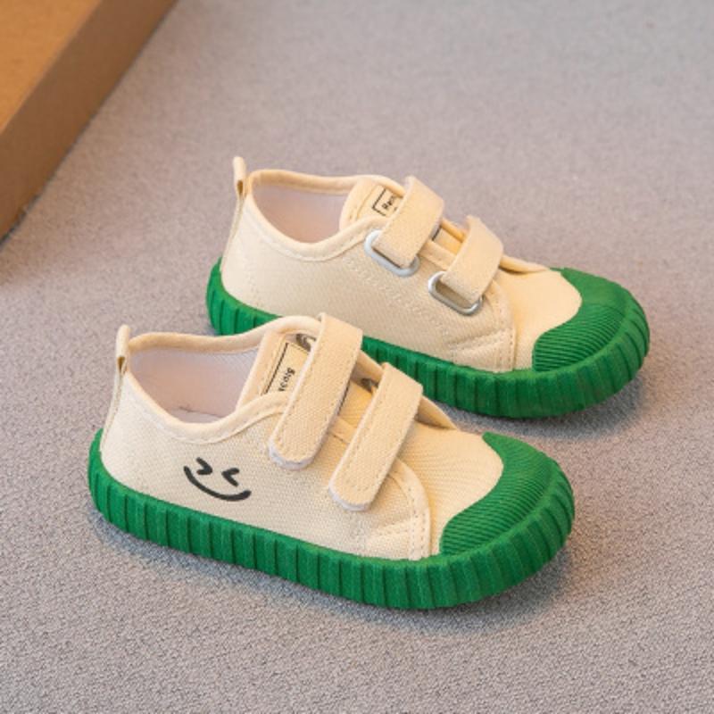 

New Boys Girls Baby Canvas Shoes Non-slip Soft Cute Kids Canvas Shoes Boys Girls Toddler Sneakers Childrens Casual Shoes 24