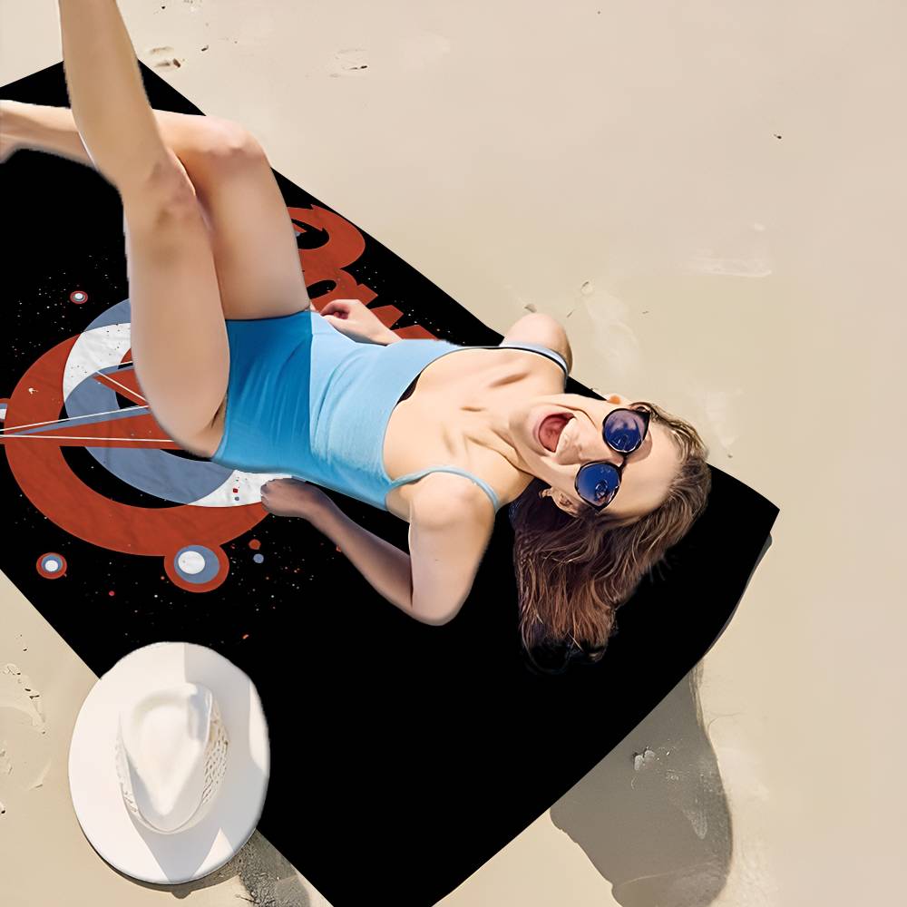 Hot Singer D-David B-Bowie Bath Towel Microfiber Soft Water Absorbing Breathable For Girl Kids Decorative Cartoon Beach Towel
