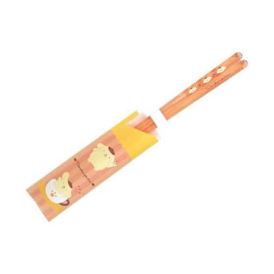 Sanrio Pompompurin Chopsticks Clear Chopsticks 23cm Dishwasher Safe Sanrio Characters Simple Cute Light Orange Made in Japan 489505