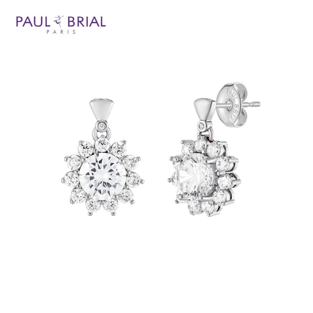 

PAULBRIAL PGBE0083 (WG) Flower Earrings