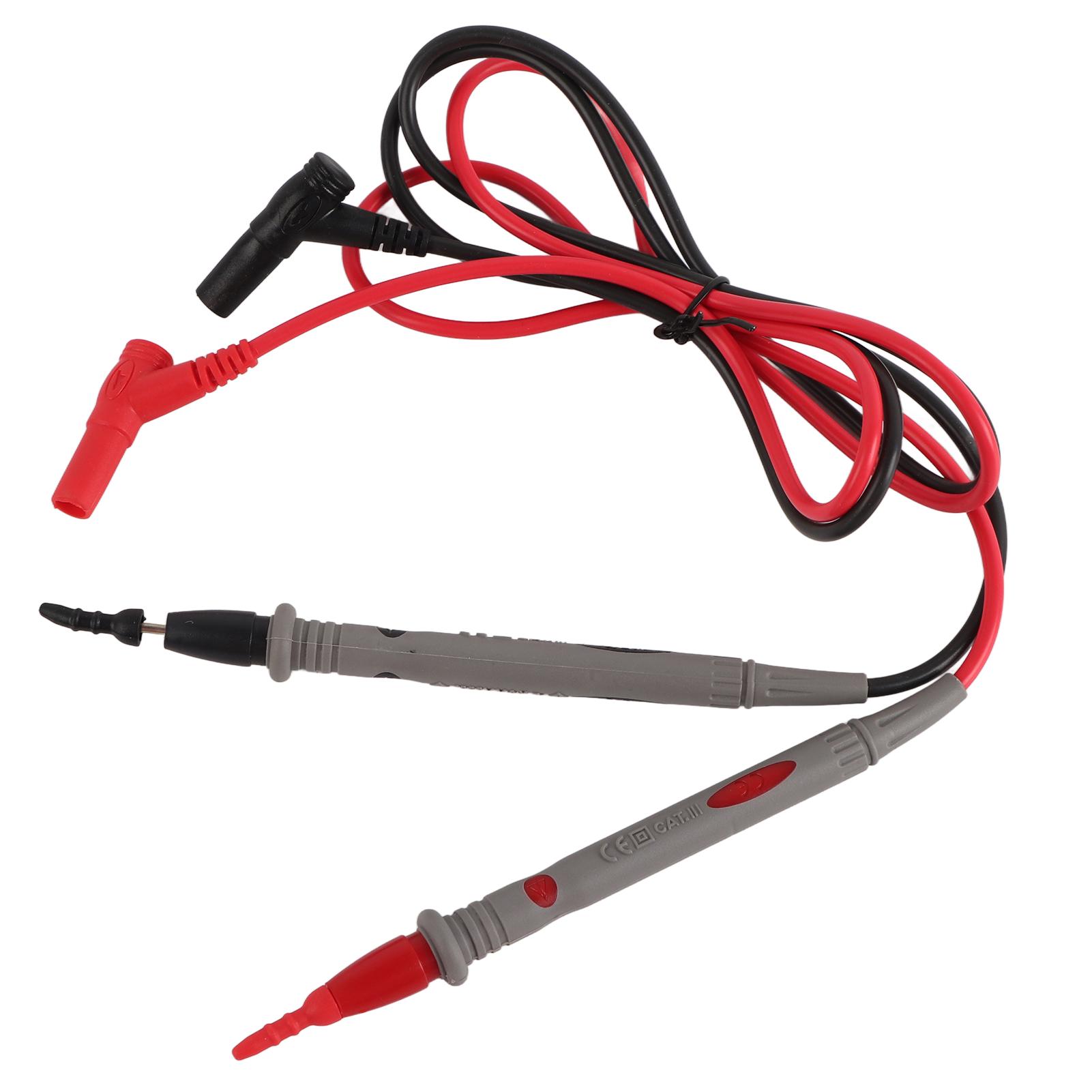 

2pcs ACDC 1000V Silicone Multimeter Test s Probe Test Pen Electrician Tester 20A