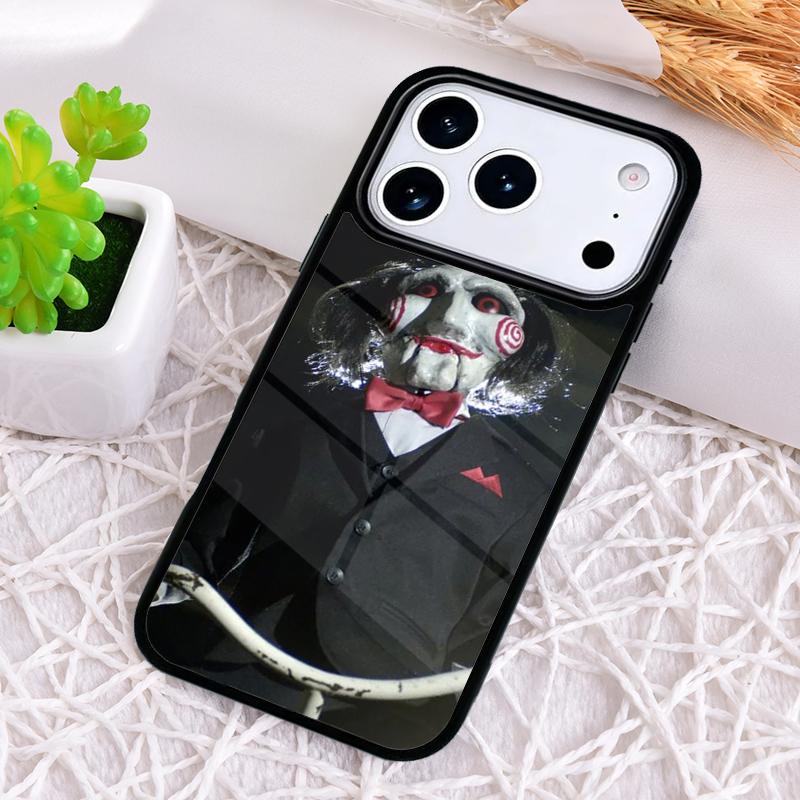 Jigsaw Saw Phone Case for iPhone 17 Air 16 15 11 12 14 13 Pro Max Shockproof Cover