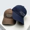 Baseball Letteringing Alphabet Stitched Simple KFashion Style Korean Women  Men Her Him For Fresh Caps Peaked Hats Sunshade Personal Versatile