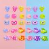 20Pcs New Cute Resin Crab, Lobster, Fish Ocean Series Flat Back Parts Embellishments For Hair Bows Accessories