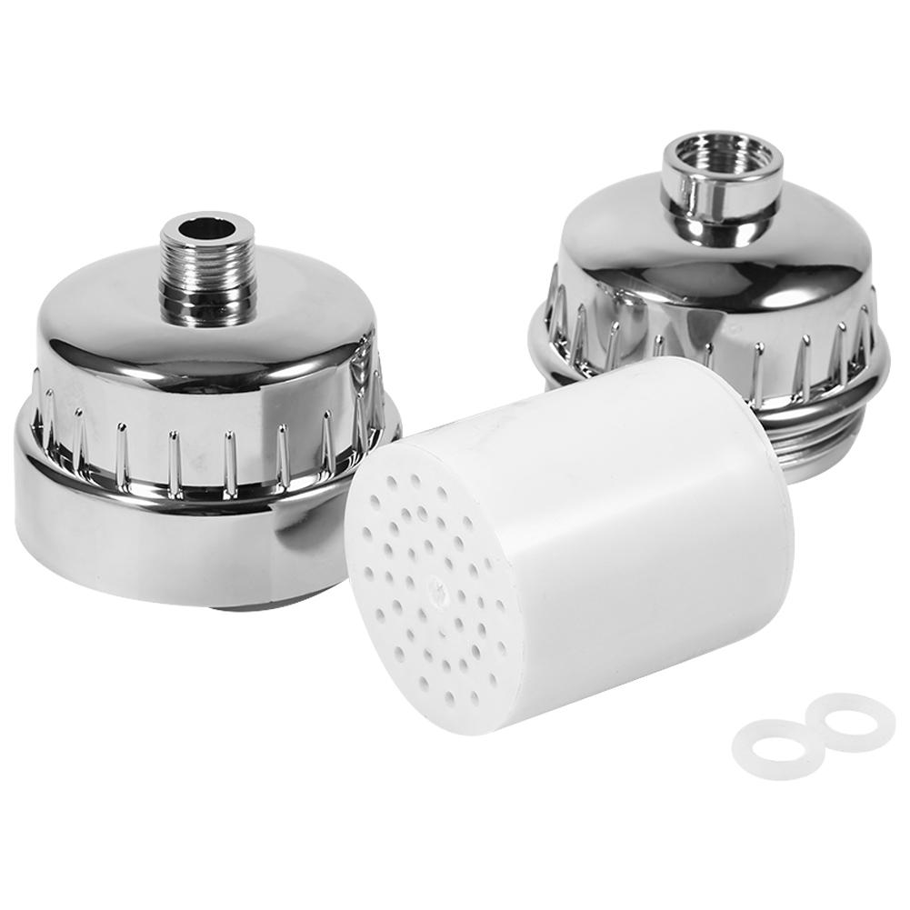 In Line Bathroom Shower Filter Bathing Water Purifier Treatment Silt Impurity Rust Removal