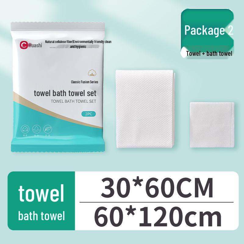 Individually Packaged Disposable Oversized Bath Towel Set for Travel and Beauty Salons