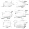 Transparent Multi-Purpose Storage Box for Books, Toys, Snacks, Clothes, Cosmetics, and Sundries