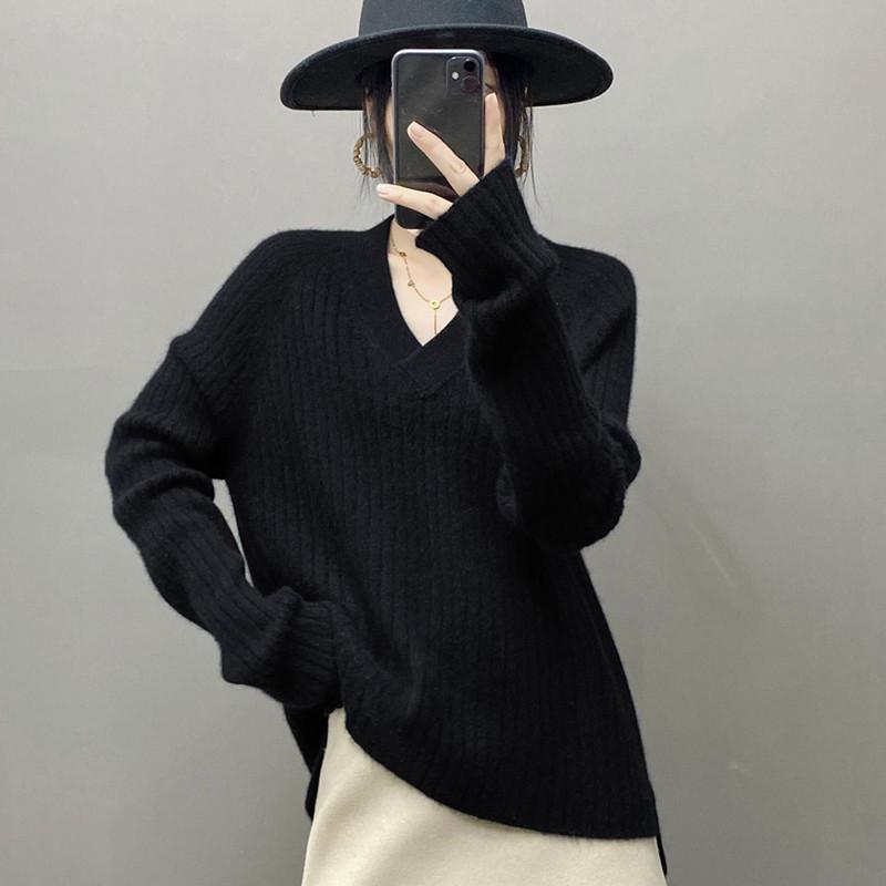 Qinghe 100% Pure Cashmere Women's Sweater - Ultra Soft Luxury Winter Pullover