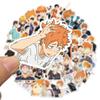 50/Pack Cartoon Anime Haikyuu Stickers Waterproof Car Guitar Luggage Skateboard Laptop Cute Funny Graffiti Sticker Kid Toy