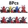 Nowe klocki budowlane Wolverine Deadpool Mini figurki akcji