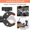 Motorcycle Handlebar Camera Mount Holder Clamp For Bike Bicycle UTV Adjustable