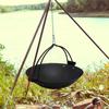 Camping Cooking Pot for Hanging, Compact, Suitable Boiling Water, Easy to Clean, Ideal