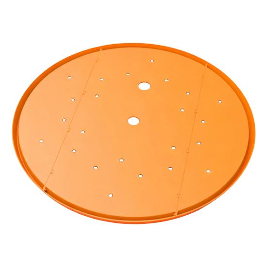 

Round Planter Insert Plant Pot Insert with Drainage Holes Planter Insert Disc Enhances Drainage And Aeration Use Less Potting Soil for Healthier S оранжевый