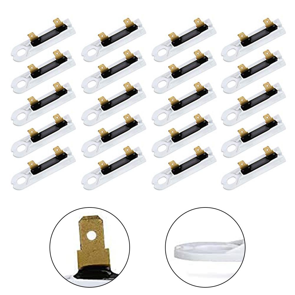 12/20 Pcs Thermal Fuse Compatibility 3388651 And WP3392519 Dryer Thermal Fuse Thermal Protection Replacement Accessories