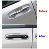 For Toyota Sienna XL40 4th 2024 2024 Exterior Part Refit Side Door Handle Cover Trim Protect Gaps Anti Scratch Carbon Sticker