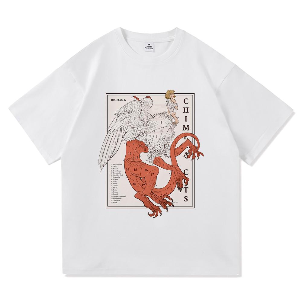 Lecker in Dungeon Meshi Izutsumi Gebratener Reis T-Shirt Herren Damen Kleidung Halloween Hohe Qualität Oberteile Baumwoll-T-Shirts