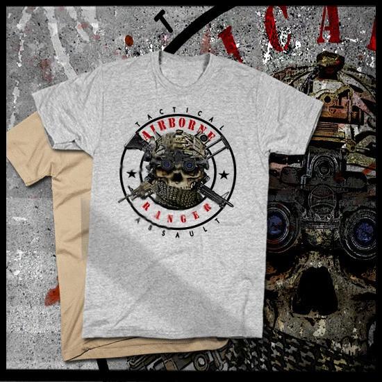 

Военная футболка Воздушно-десантного рейнджера Армейские спецназовцы Аэромобильные пехотинцы S