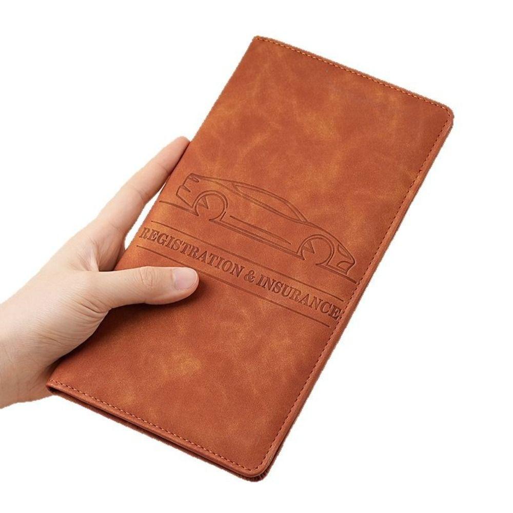 Kartenhalter PU-Leder Reisepass-Tasche Reisepass-Hülle Aufbewahrung Karten-Tasche Reise-Zubehör