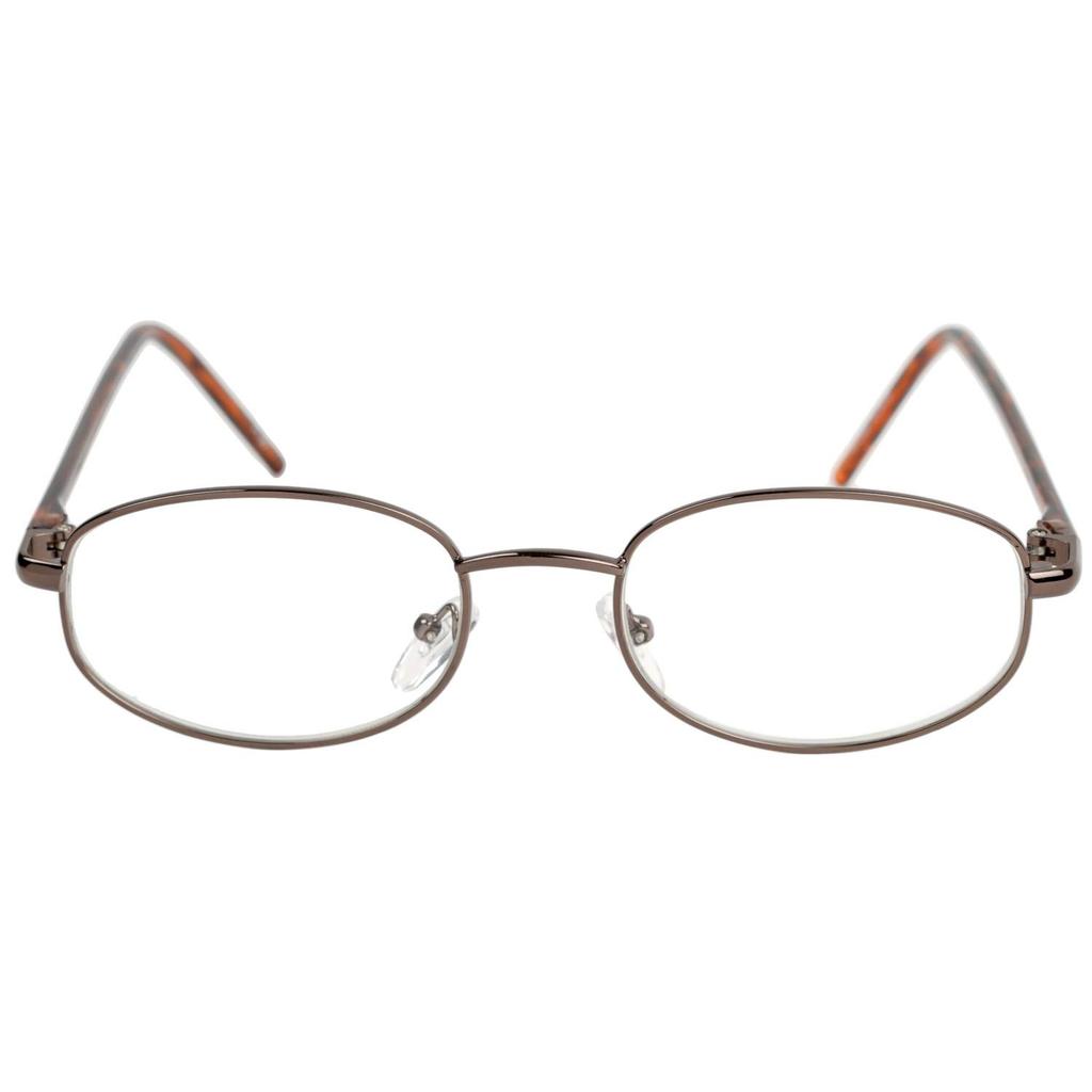 Fujita Optical Reading Glasses for Metal Men, 2.0 Prescription, Frame, Brown, FR-05 +2.00