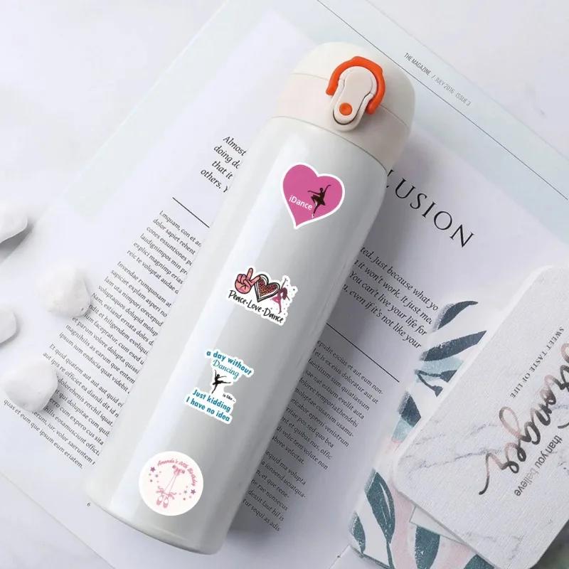10/117Pcs Ballet Dance Cheerleading Graffiti Stickers Phone Computer Notebook Luggage Decoration Waterproof Sticker Girls Gifts
