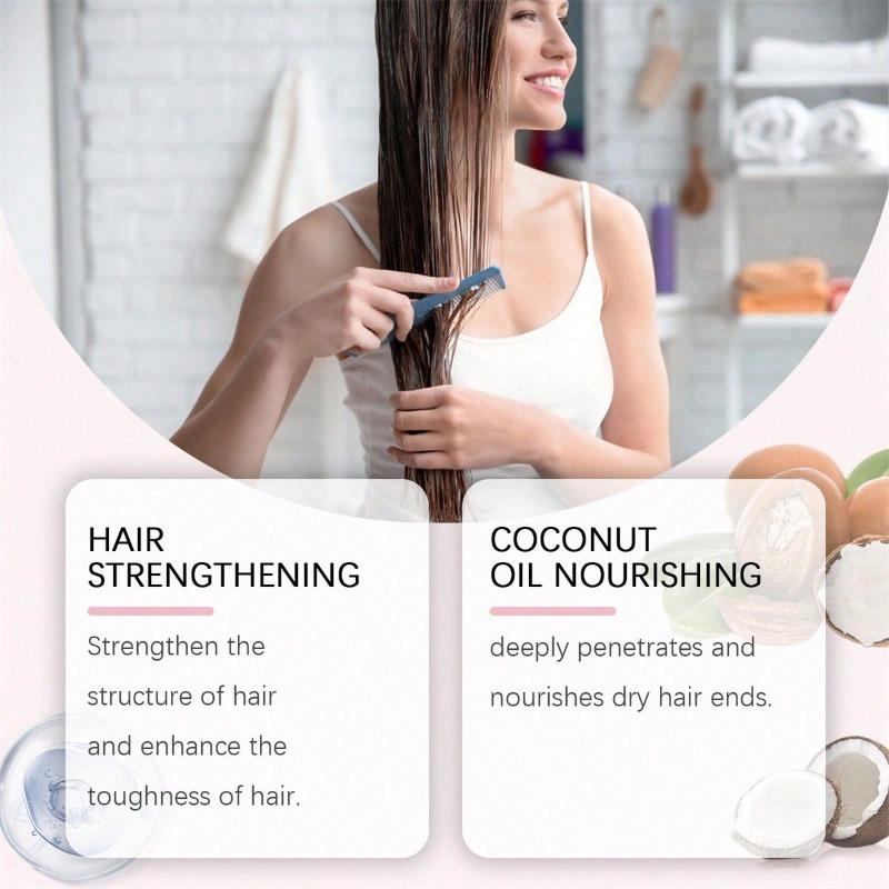 Sakura Leave-in-Haarmaske repariert trockenes, krauses Haar und macht es glatt, glänzend und erfrischend