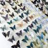 Natural Rainbow Fluorite Butterfly Crystal Carving Home Decor
