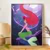 Disney Diamond Art Painting Kit Ariel Diamond Mosaic Pictures, Wall Art Crafts, Home Decor