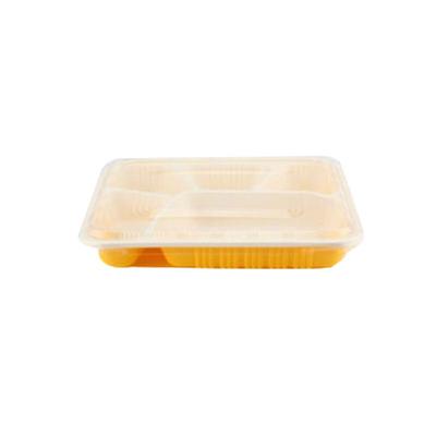 Homeglen Disposable 5-Compartment Takeout Meal Boxes