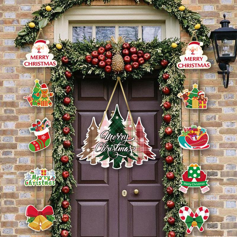 New Christmas Door Hanging Scene & Atmosphere Pendant