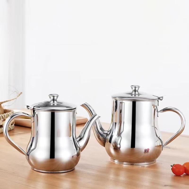 Ölspender aus Edelstahl mit Filter