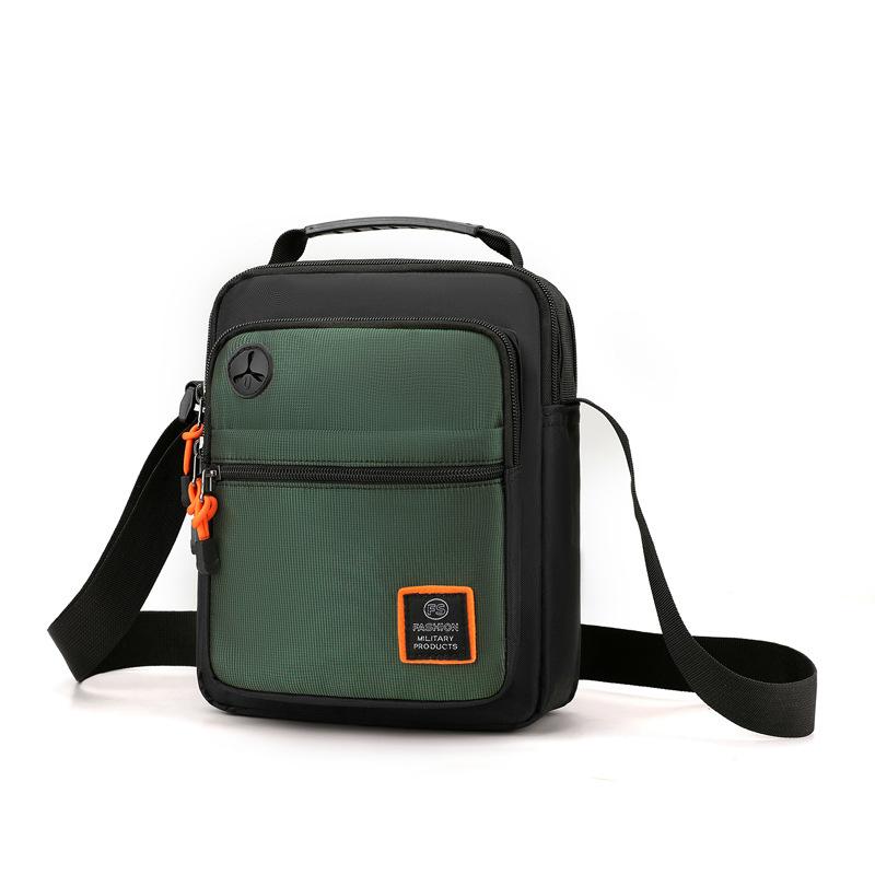 New simple trend messenger bag men's Oxford cloth large capacity waterproof and wear-resistant shoulder bag travel bag