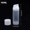 Plastic Airless Pump Bottle 15ml 30ml 50ml Vacuum Press Spray Bottle for Lotion Cream Gel Travel Bottling Container