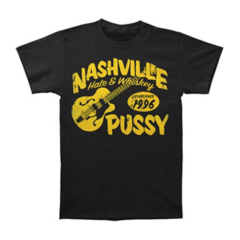 Nashville Pussy Hate & Whiskey T-shirt XX-Large Black Unisex T-Shirt XXXL