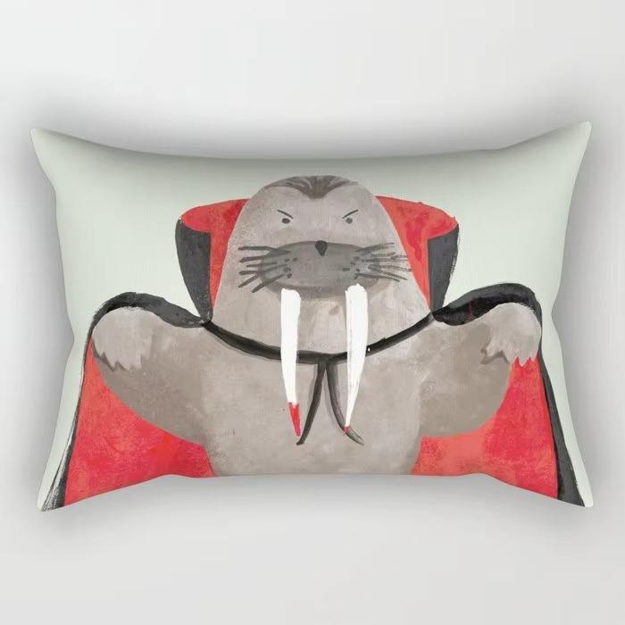 30*50cm Nordic Colorful Modern Abstract Animal Pattern Print Decoration Living Room Sofa Home Polyester Rectangular Pillowcase