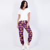 Women's Halloween Print Joggers Sweatpants - Drawstring Elastic Waist Cuffed Casual Pants for Fall Holiday Party