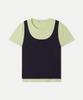 MIXXO Sleeveless Layered Short Sleeve T-Shirt Re Hwg47Ss_Miwhwg86Qa