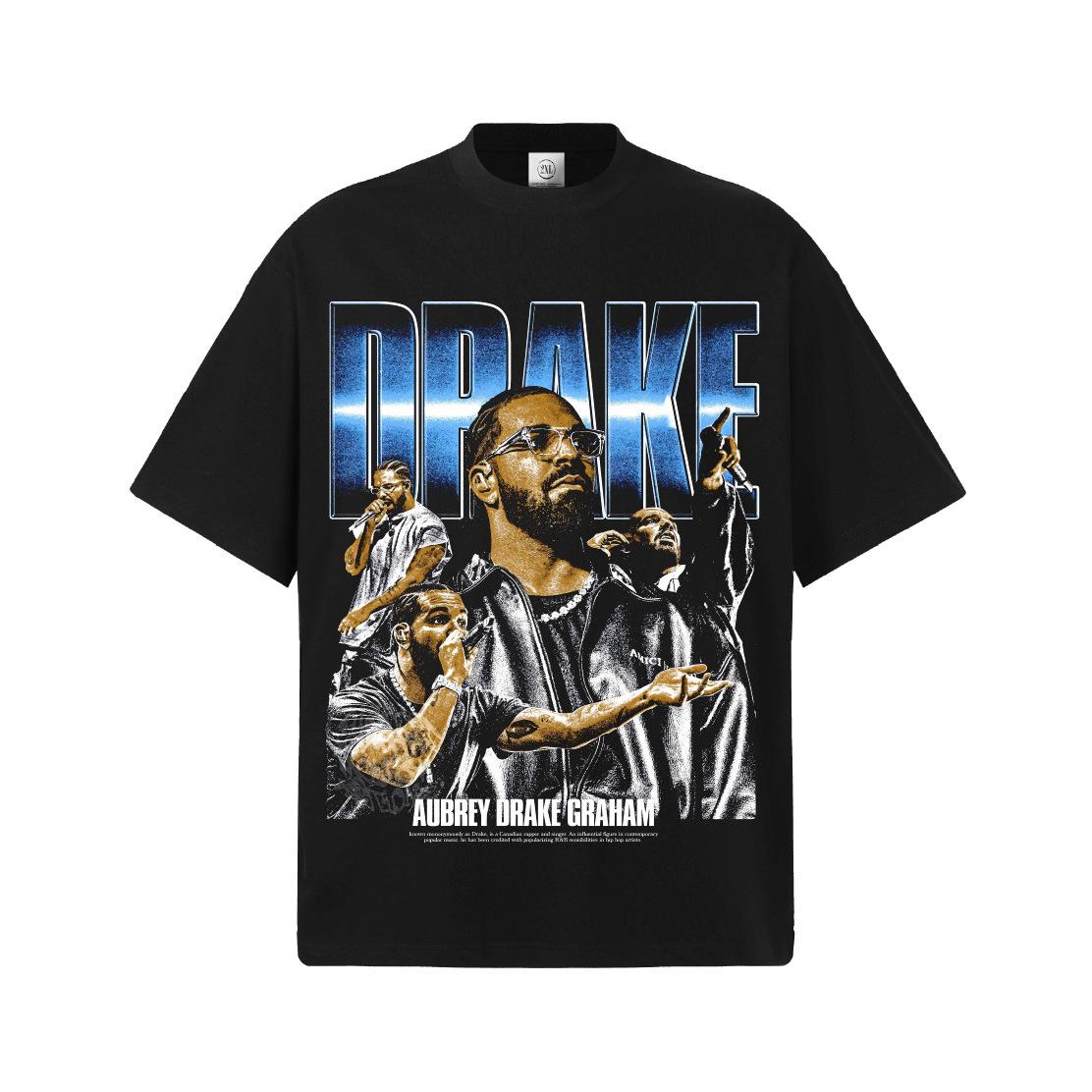 

Drake Graphic TShirt Unisex Women Oversized Hip Hop Rapper Casual Cotton Short Sleeve Fashion Retro Aesthetic For Daily 4XL