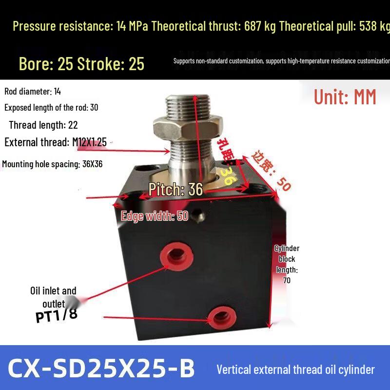 Hydraulic Vertical External Thread Square Mold