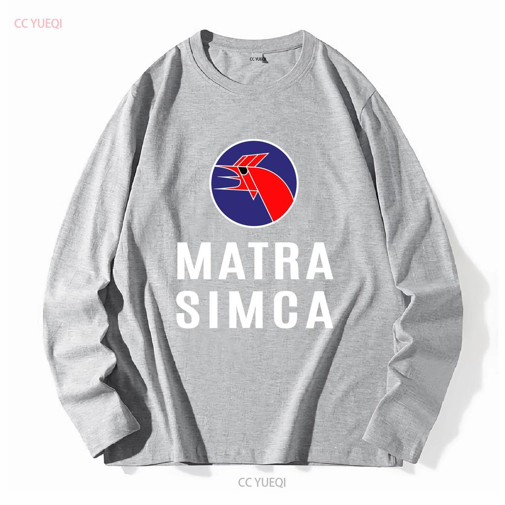 Matra Simca 1973 Logo Americano Divertente Maglietta in Cotone Taglia S 5xl Vintage Lavata Elegante Top Per l'Uso Quotidiano Grafica Streetwear