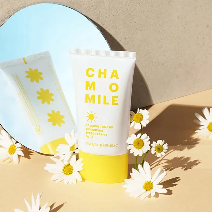 [3PACK] Chamomile Calming Tone-Up Sun Cream SPF 50+ PA++++ 50ml *3EA