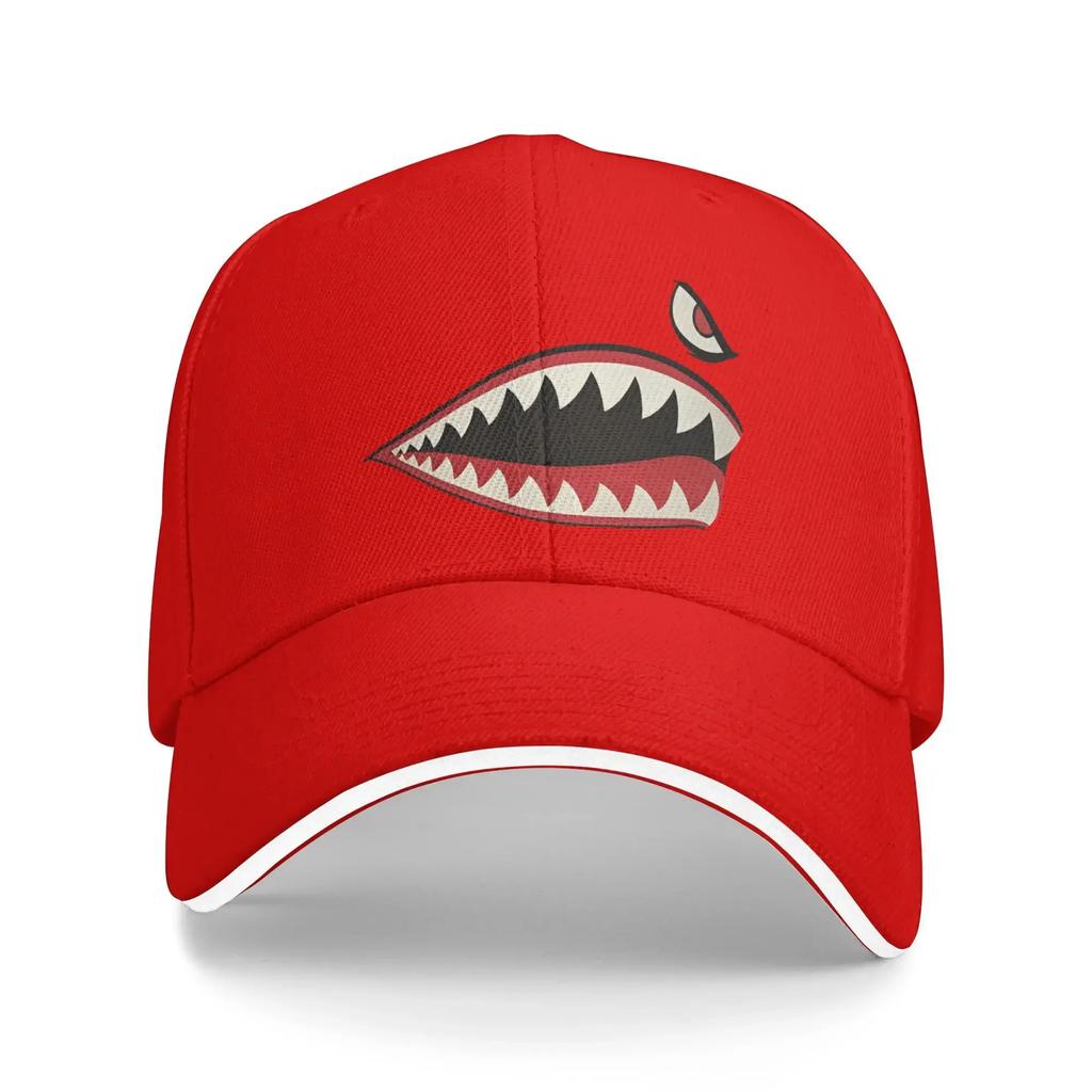 Flying Tigers Nose Art Casual Baseball Cap  Outdoor Gym Hip Hop Hats Spring Sun-Proof Unisex Men Stylish Snapback Cap