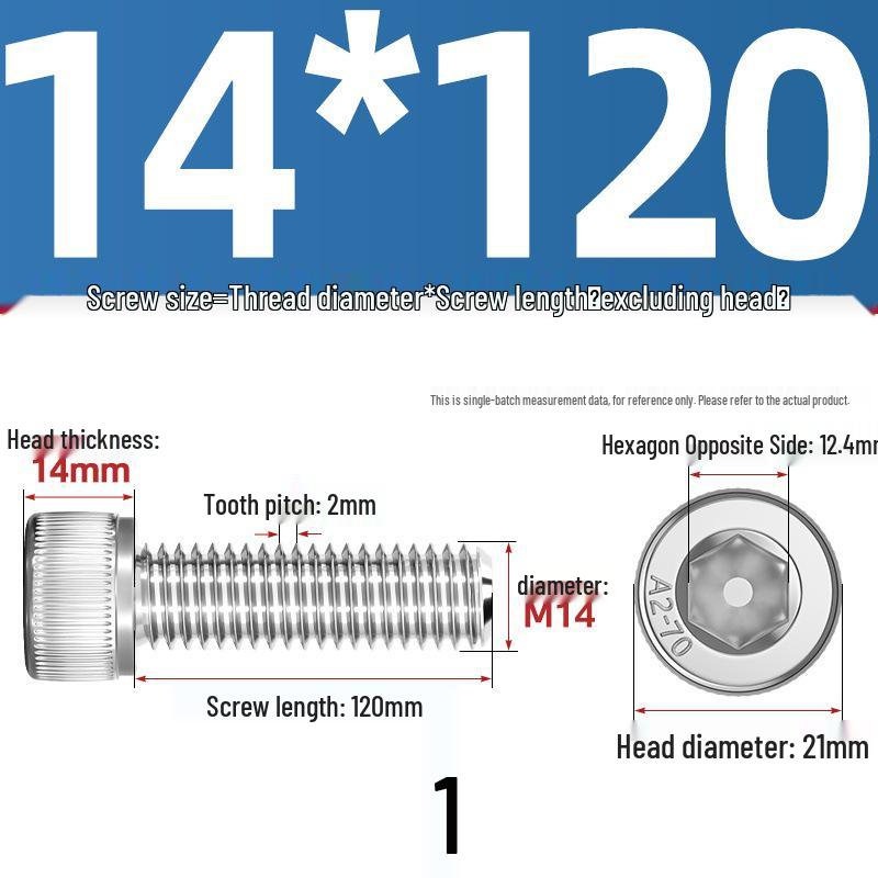 304 Stainless Steel Hex Socket Cap Screw with Extended Thread
